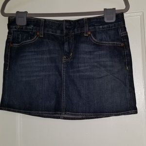 Gap denim mini skirt